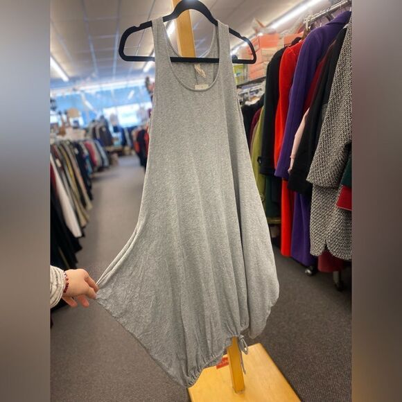 Chxlet Ladies Small Gray Cotton Sun Dress - Picture 1 of 3